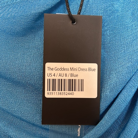 Blue cocktail dress - Picture 4 of 4